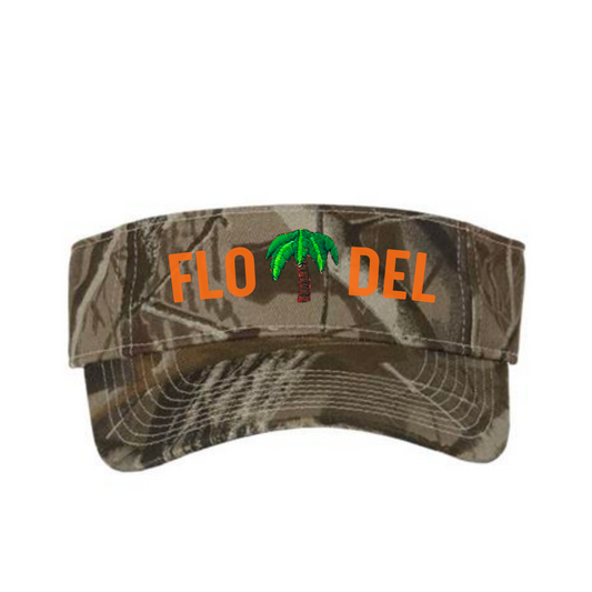 FLO DEL Unisex Camo Visor