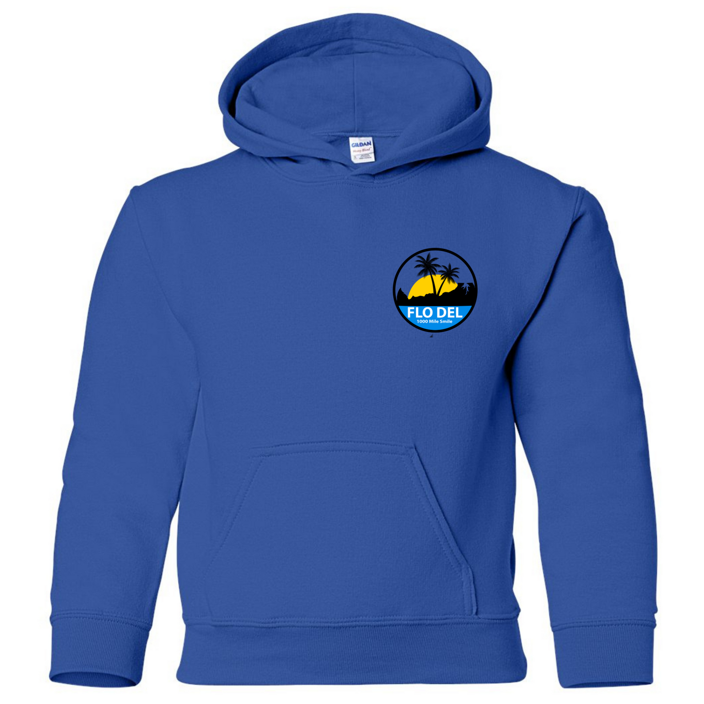 FLO DEL Youth Soft Style Hooded Sweatshirt | 2 Colors
