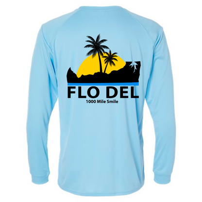 FLO DEL UPF50 Performance Unisex Long Sleeve Tee | 2 Colors