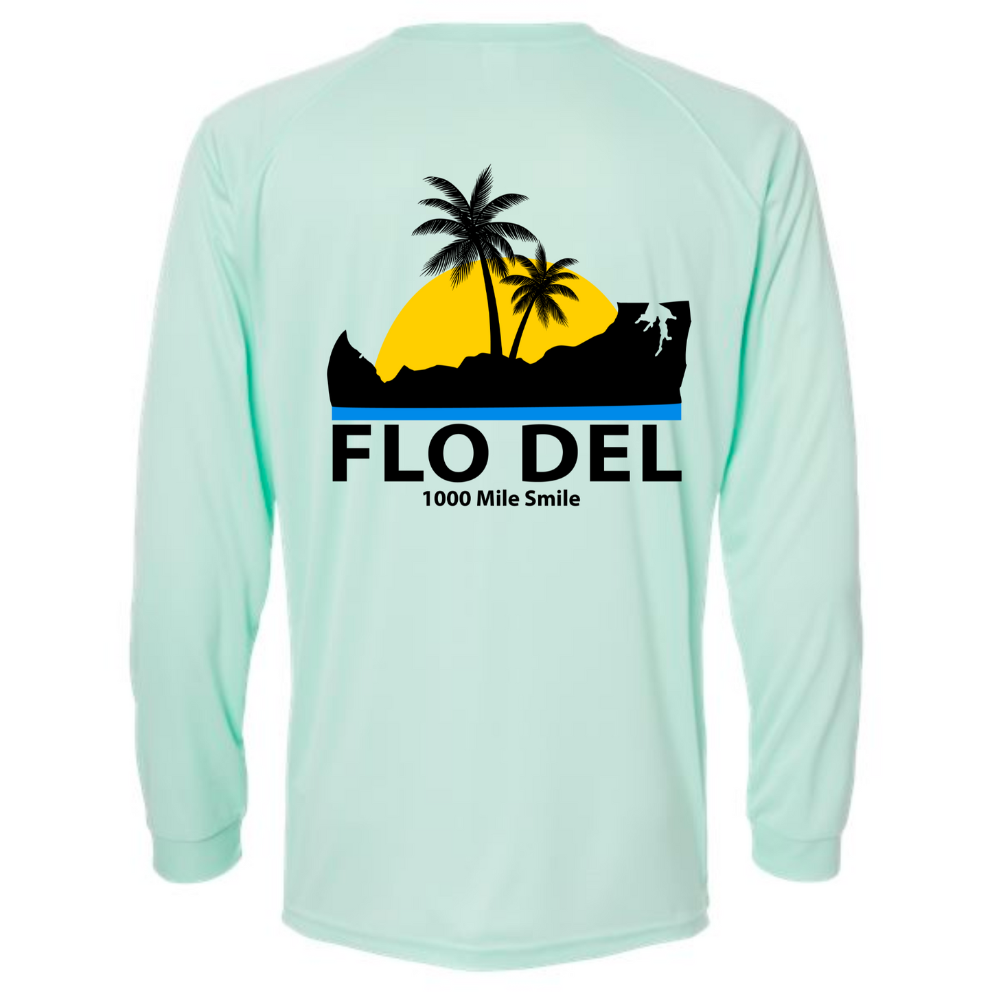 FLO DEL UPF50 Performance Unisex Long Sleeve Tee | 2 Colors