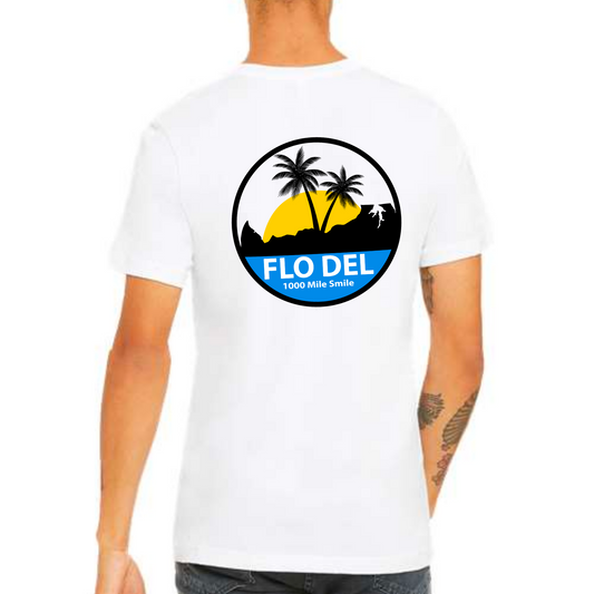 FLO DEL Round Logo Unisex Short Sleeve Jersey Tee | 2 Colors