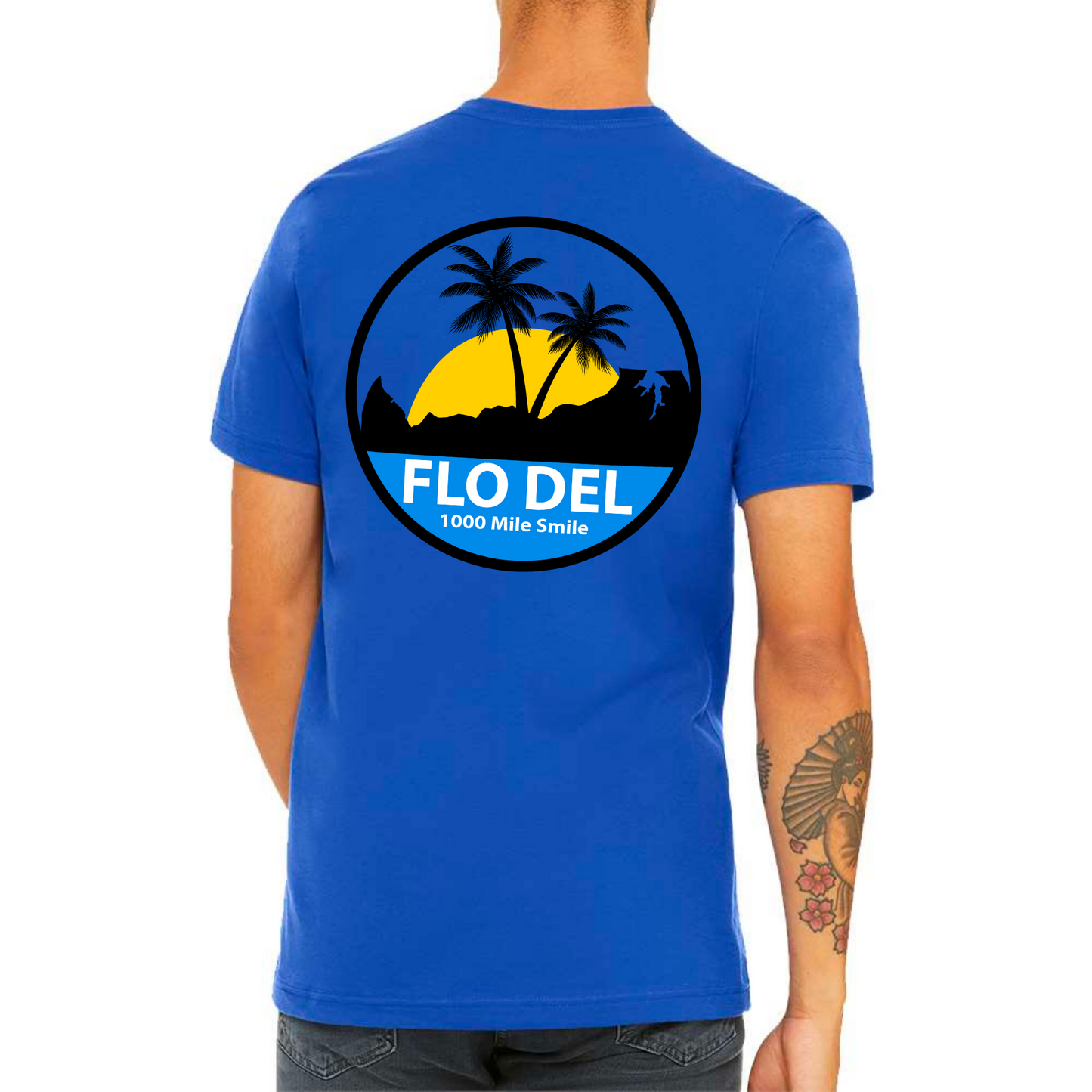 FLO DEL Round Logo Unisex Short Sleeve Jersey Tee | 2 Colors