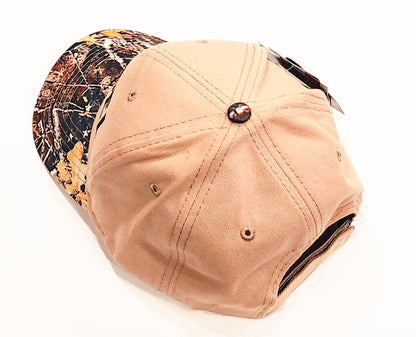 FLO DEL Camo Brim Hat w/ Velcro Back | 4 Colors