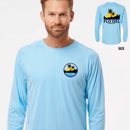 FLO DEL UPF50 Performance Unisex Long Sleeve Tee | 2 Colors