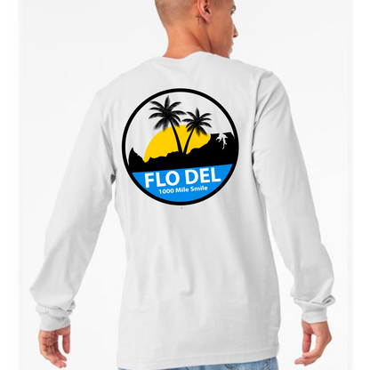 FLO DEL Round Logo Unisex Long Sleeve Jersey Tee by | 2 Colors