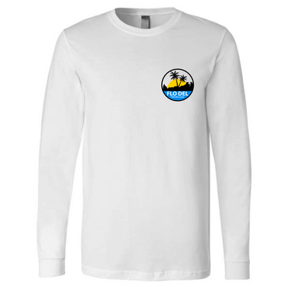 FLO DEL Round Logo Unisex Long Sleeve Jersey Tee by | 2 Colors