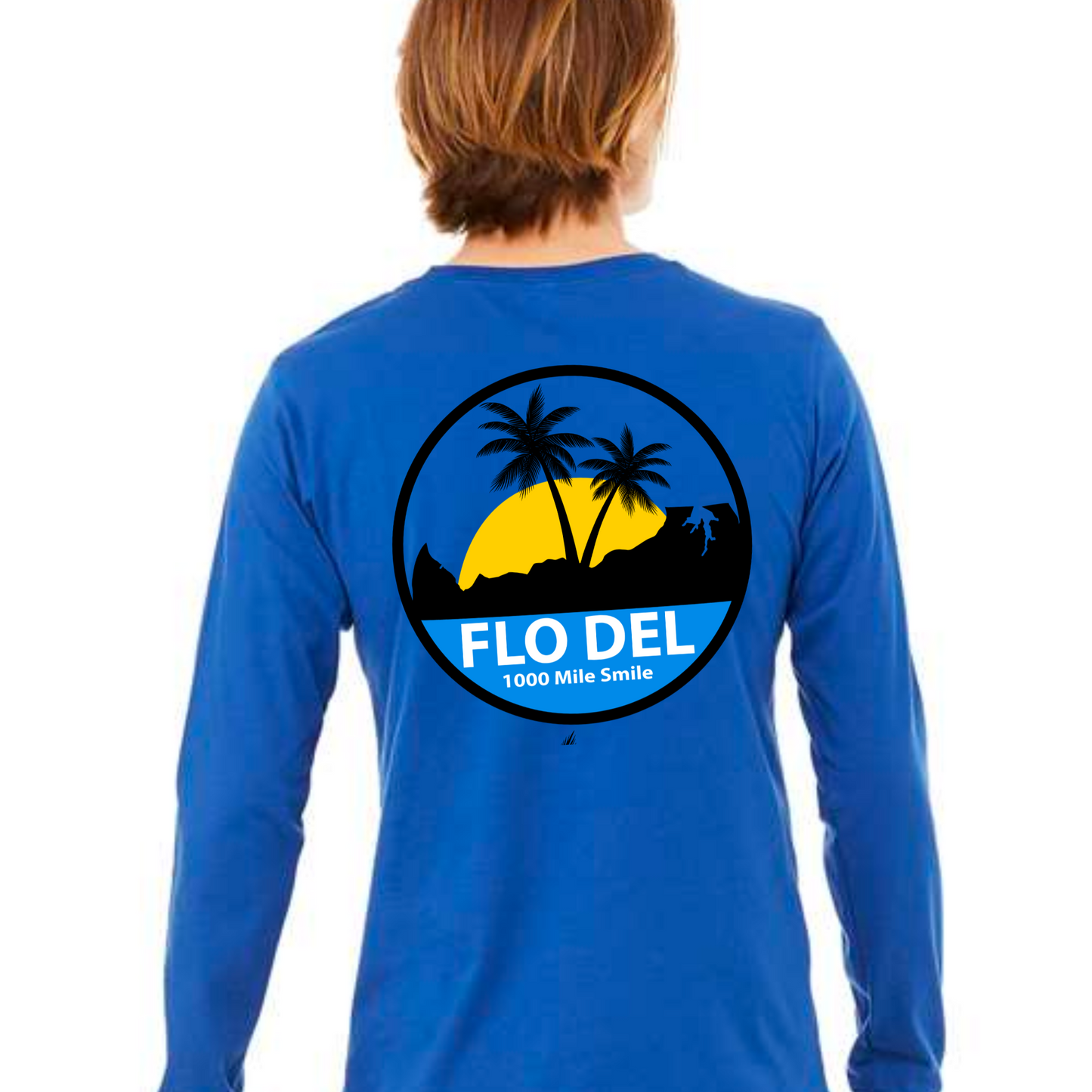 FLO DEL Round Logo Unisex Long Sleeve Jersey Tee by | 2 Colors