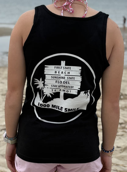 FLO DEL NEW! Logo Women's Gildan Softstyle Tank Top | Black