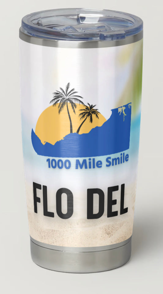 FLO DEL 20 Ounce Tumbler w/ Straw